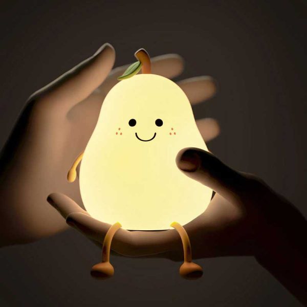 Cute Silicone Nursery Pear Lamp - Image 6