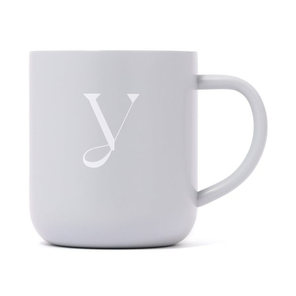 Initial Stainless Steel Mug Y - Image 2