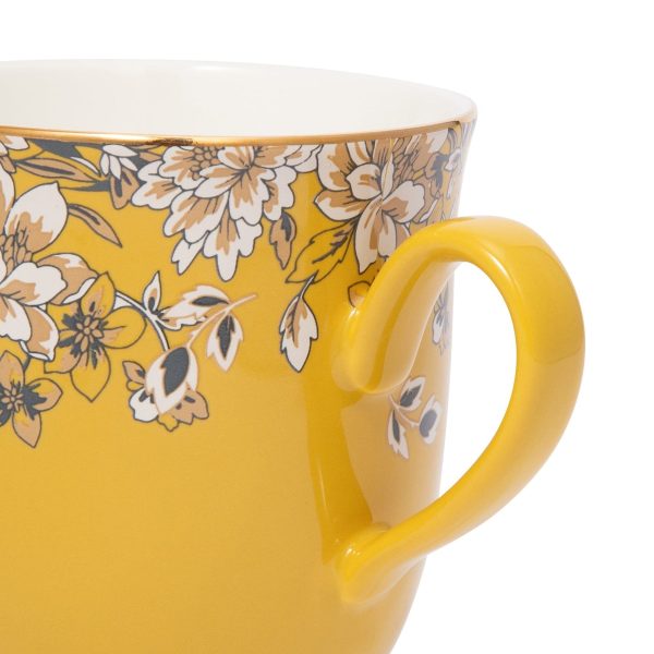 Chinoiserie Mug  Yellow - Image 5