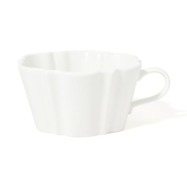 Blanche Soup Cup Wave  White
