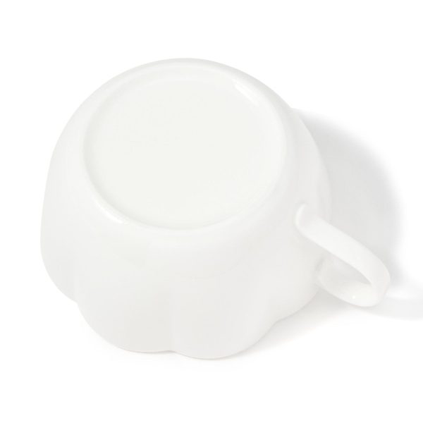 Blanche Soup Cup Flower  White - Image 5
