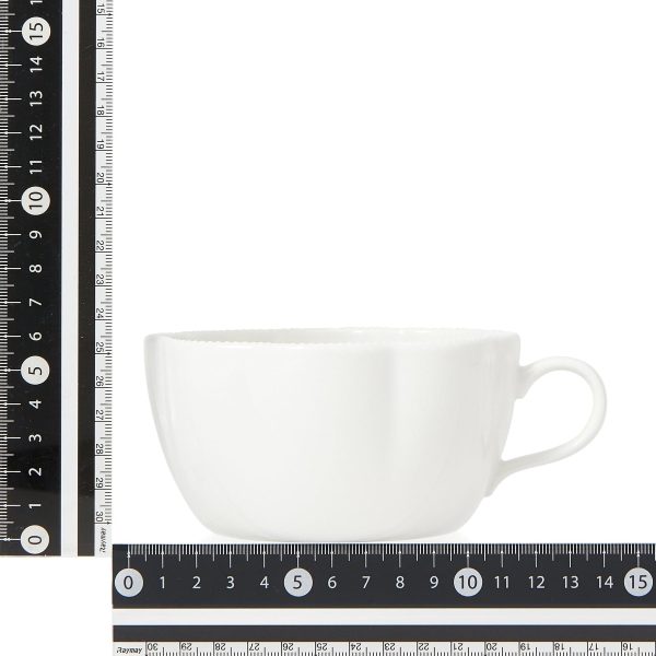 Blanche Soup Cup Flower  White - Image 7