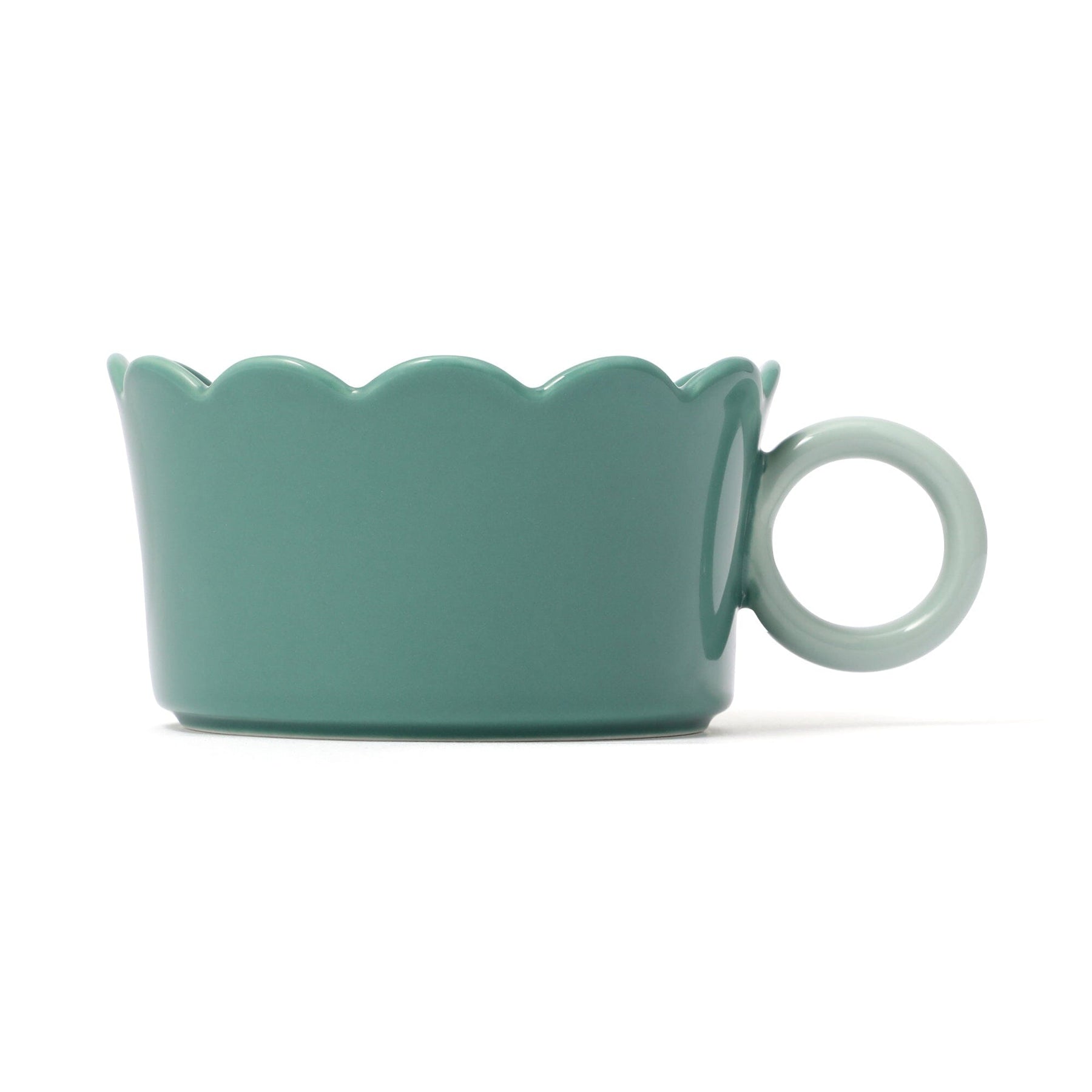 Bicolor Frill Soup Cup green - Image 2