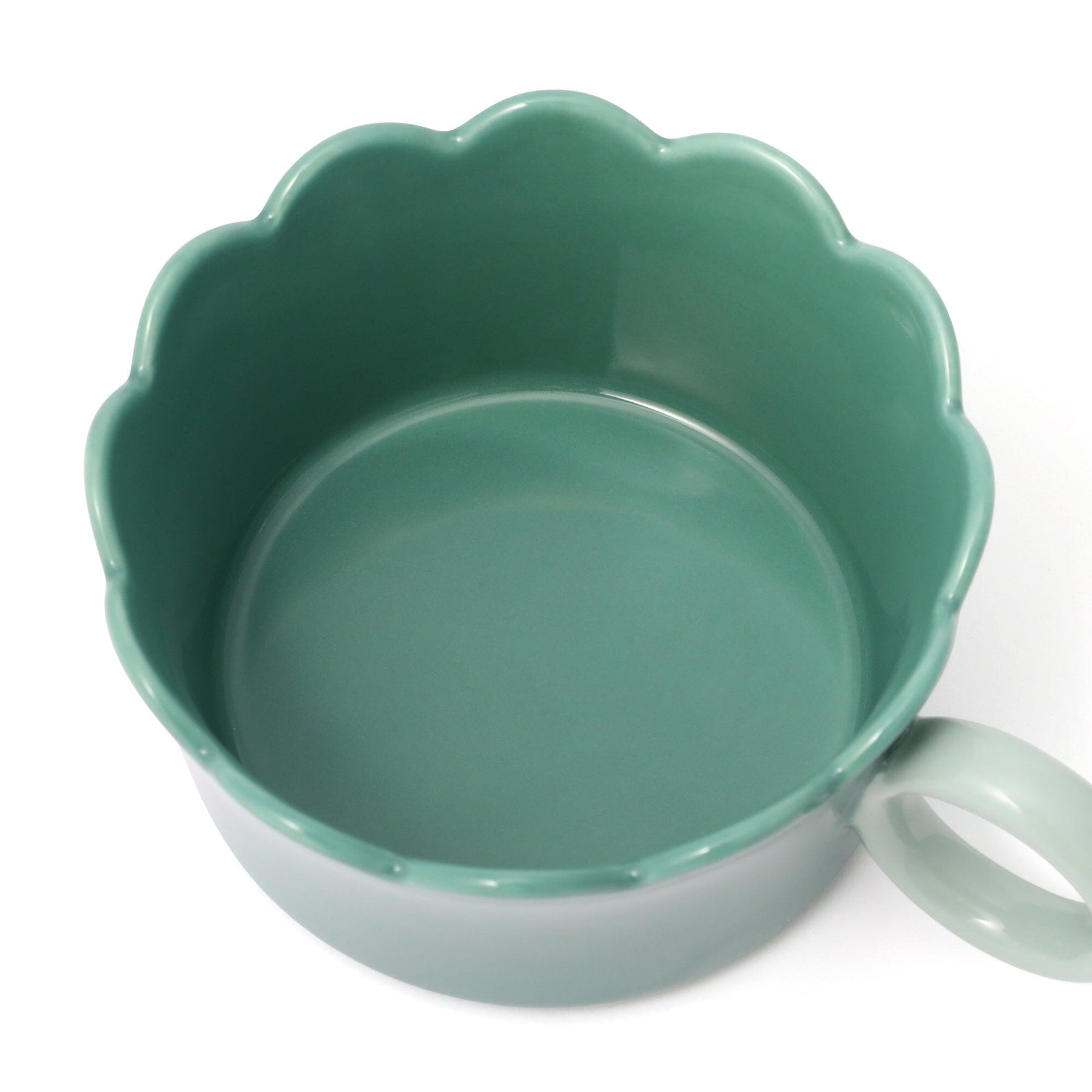 Bicolor Frill Soup Cup green - Image 5