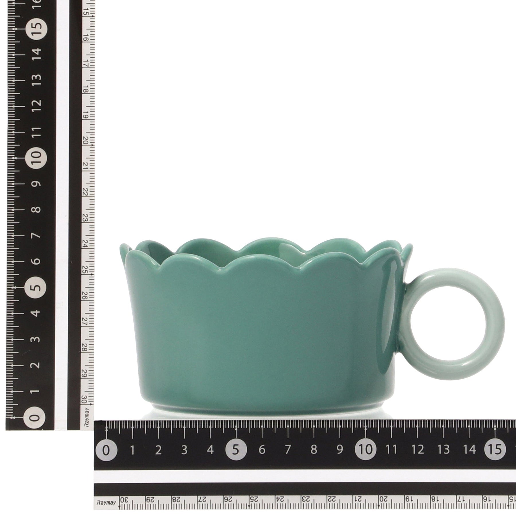 Bicolor Frill Soup Cup green - Image 6