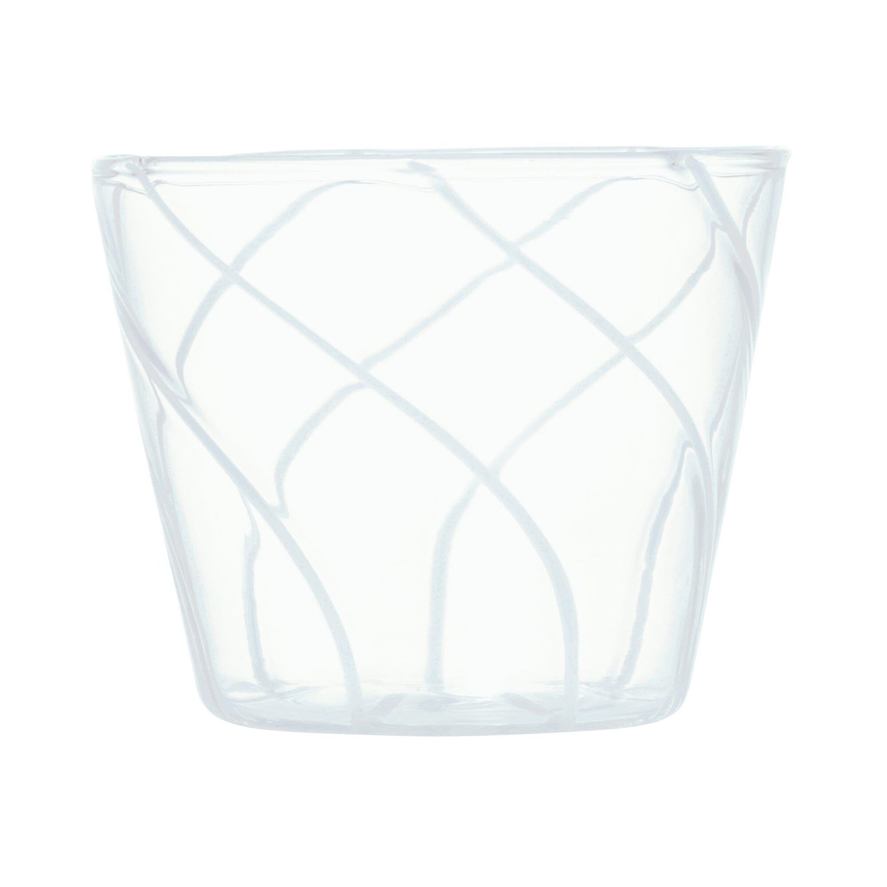 Stripe Glass Cup Blue - Image 2