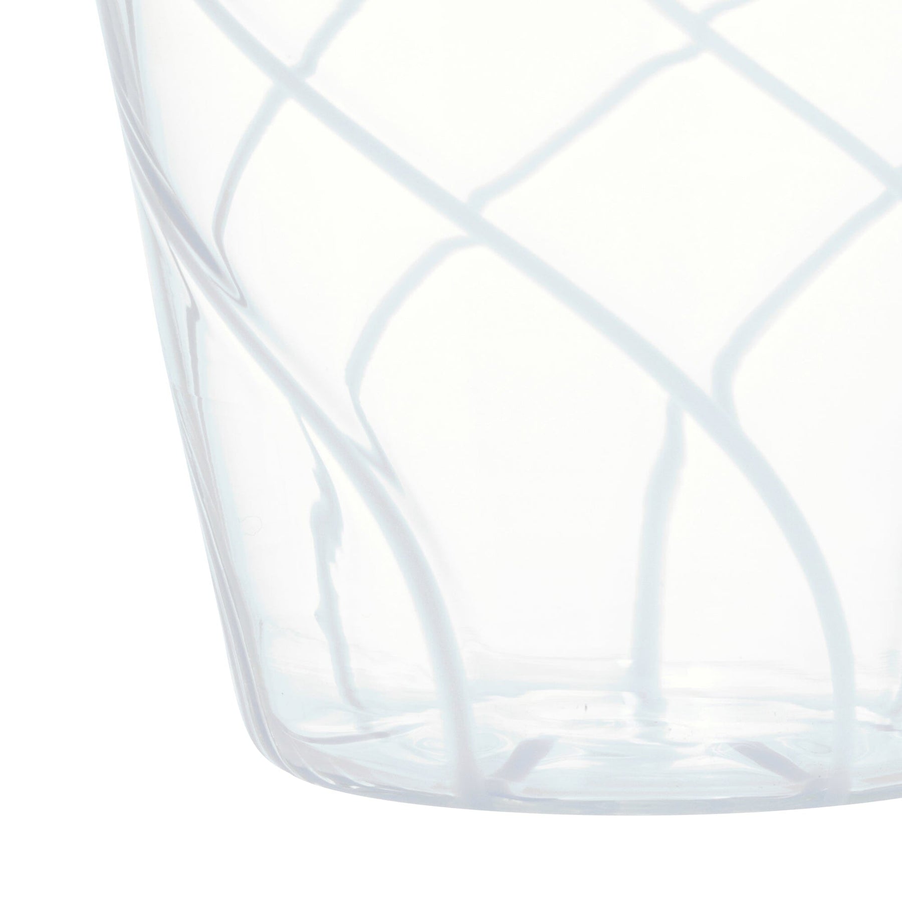 Stripe Glass Cup Blue - Image 4