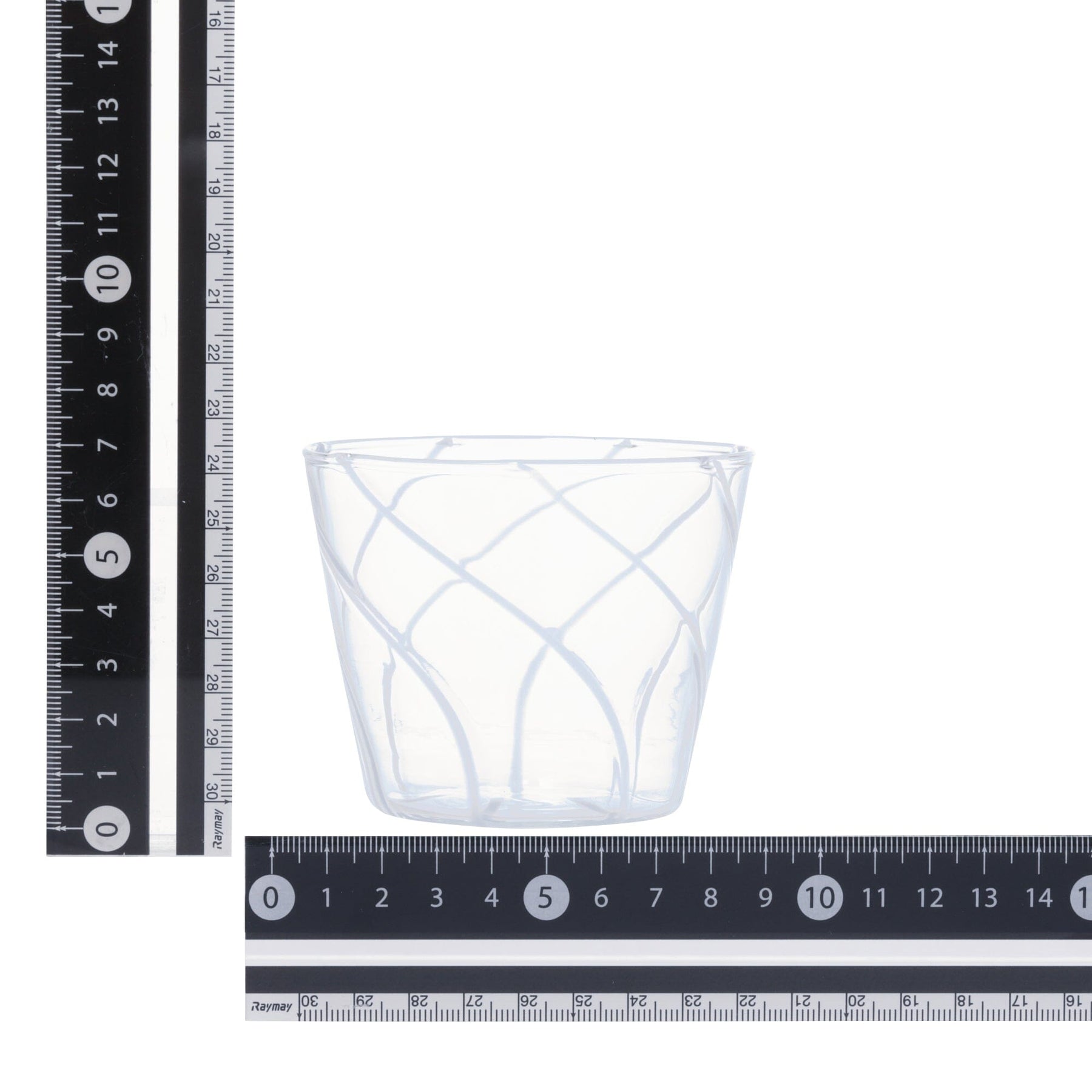 Stripe Glass Cup Blue - Image 5