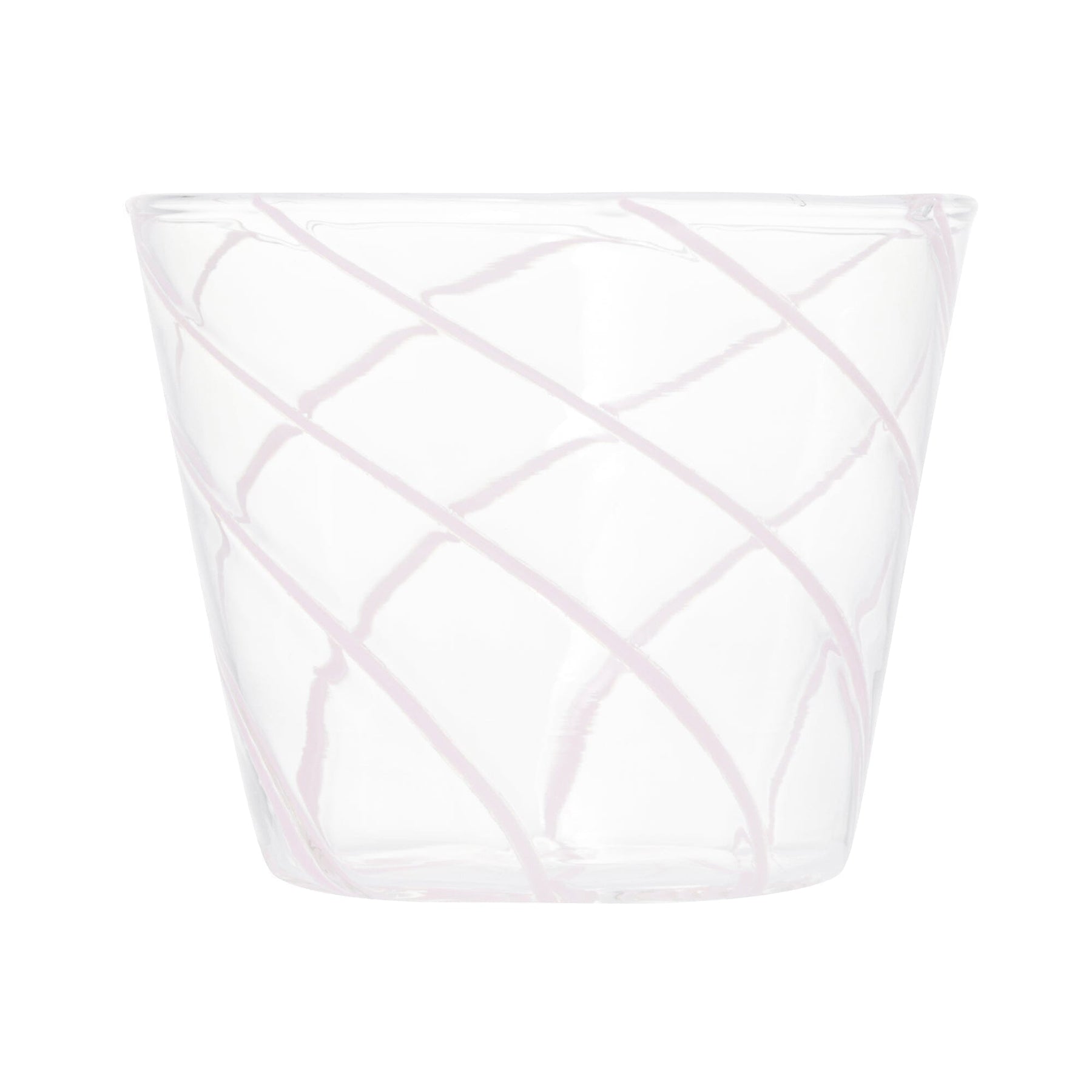 Stripe Glass Cup Pink - Image 2