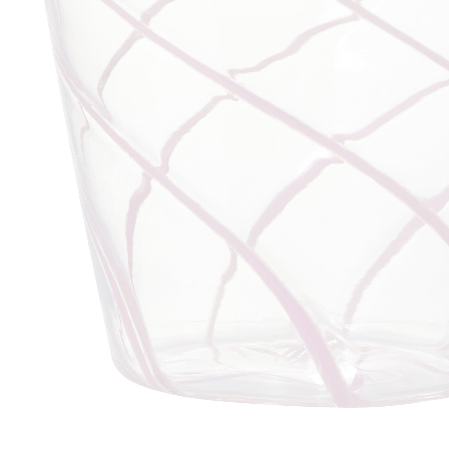 Stripe Glass Cup Pink - Image 4