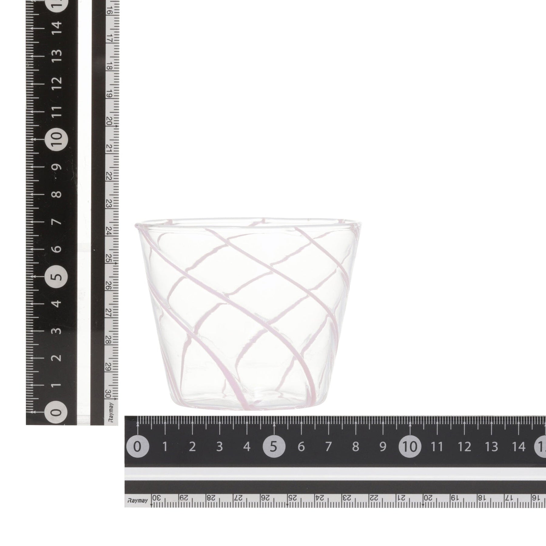 Stripe Glass Cup Pink - Image 5