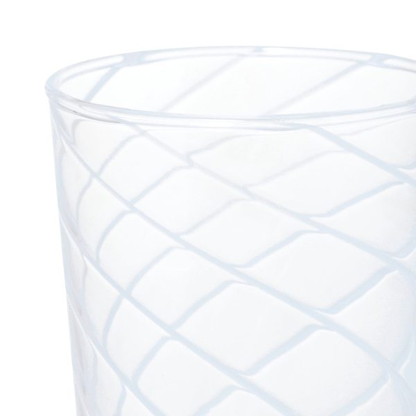 Stripe Glass Long Tumbler Blue - Image 3
