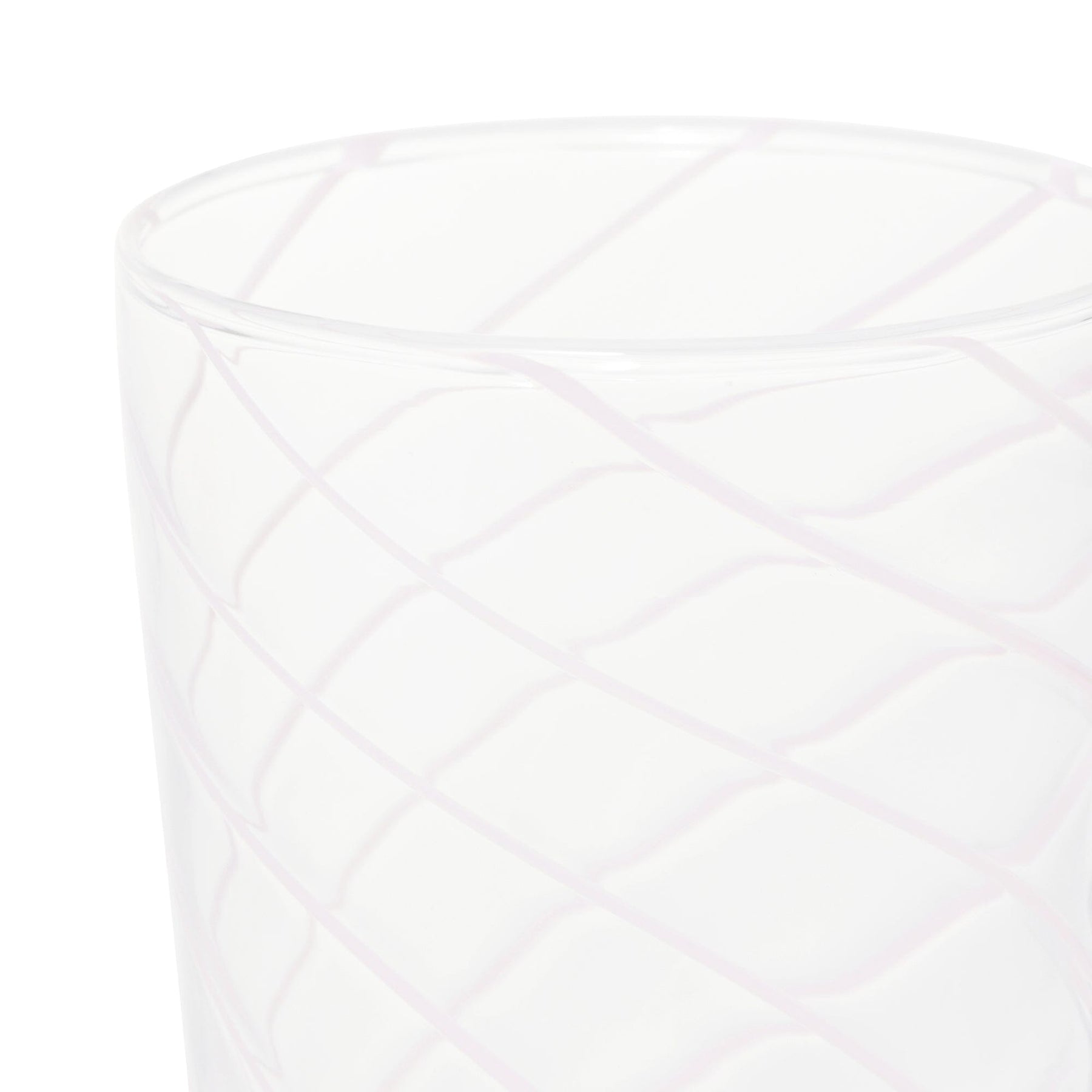 Stripe Glass Long Tumbler Pink - Image 3