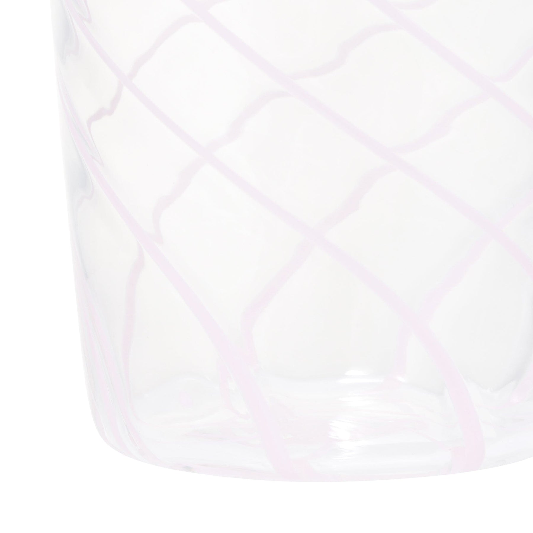Stripe Glass Long Tumbler Pink - Image 4