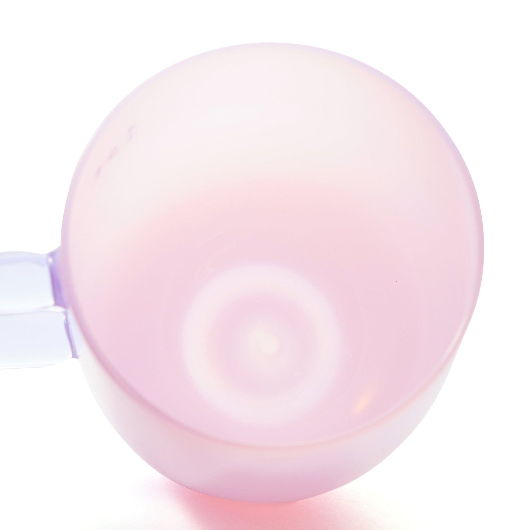 Milky White Heat-Resistant Glass Mug Pink - Image 8