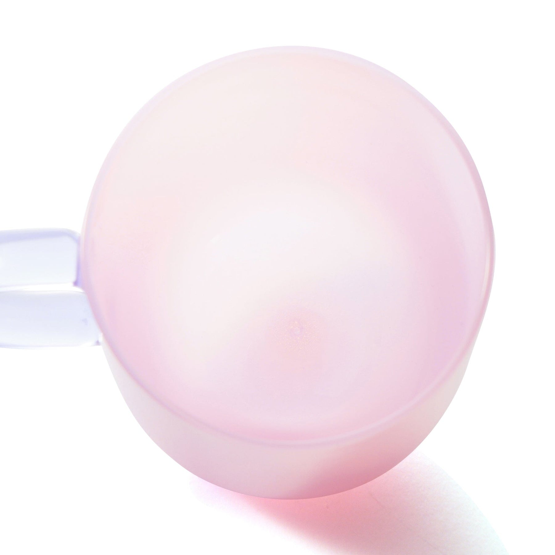 Milky White Heat-Resistant Glass Mug Pink - Image 10