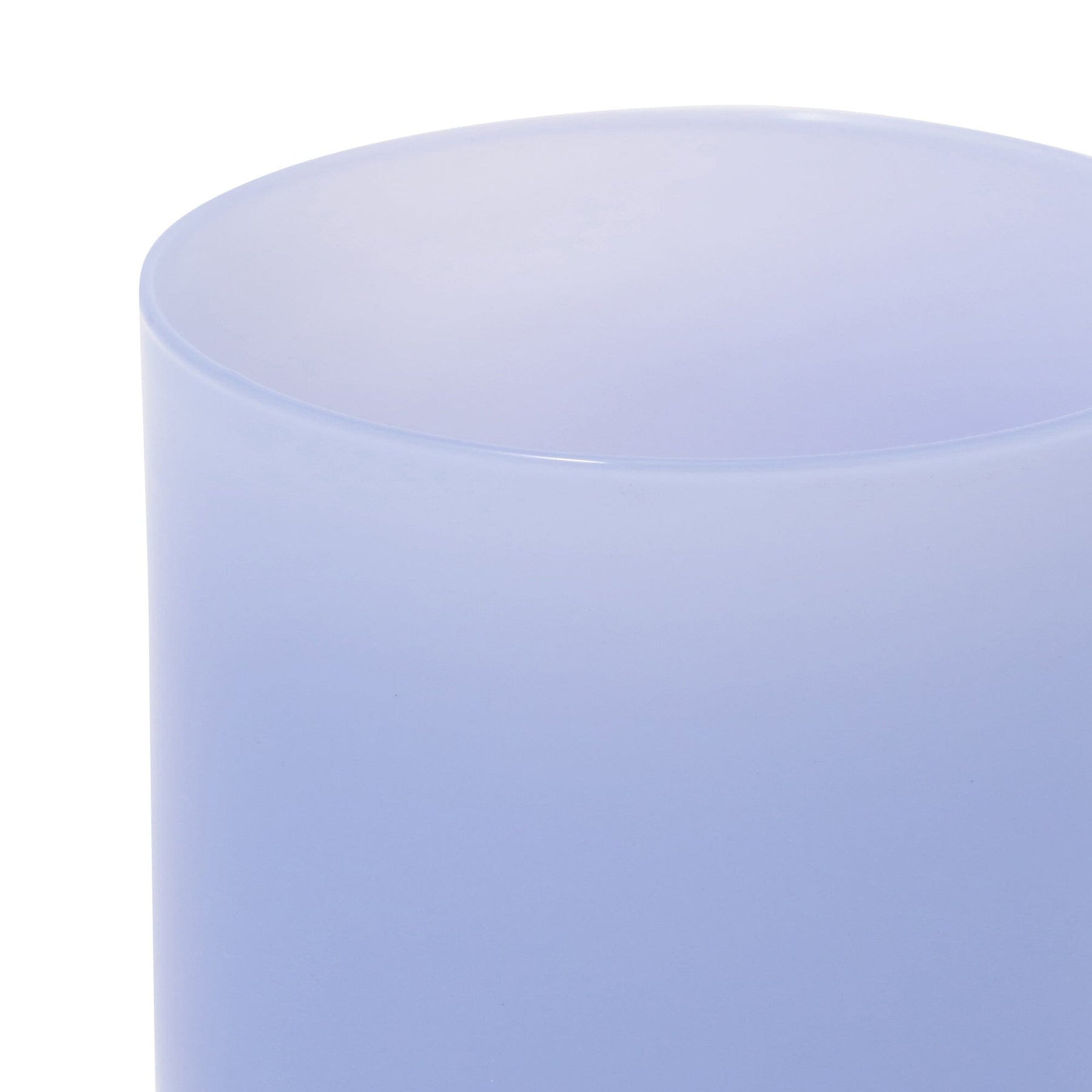 Milky White Heat-Resistant Glass Mug Blue - Image 3