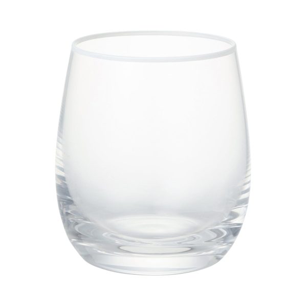 Color Rim Tumbler Clear