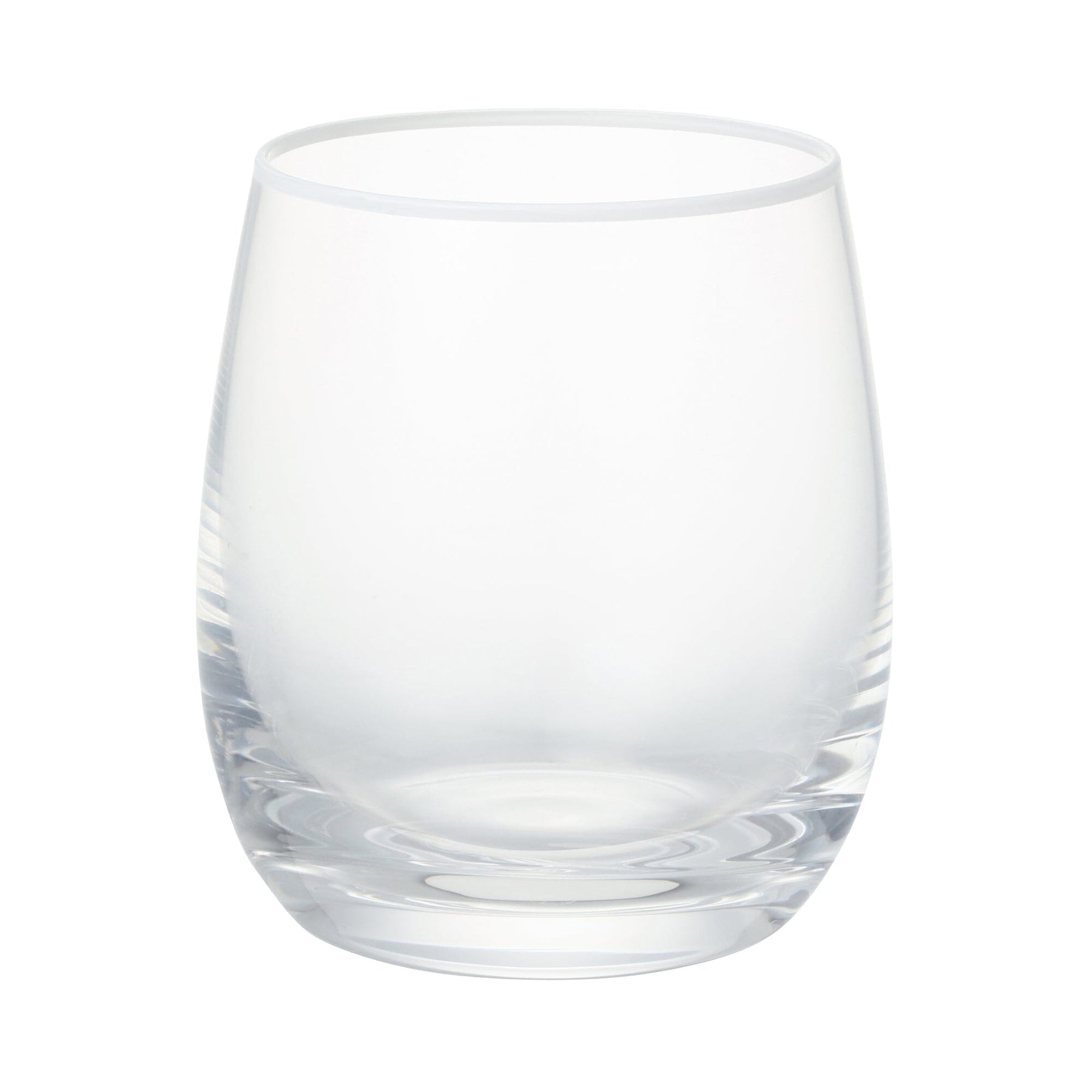 Color Rim Tumbler Clear