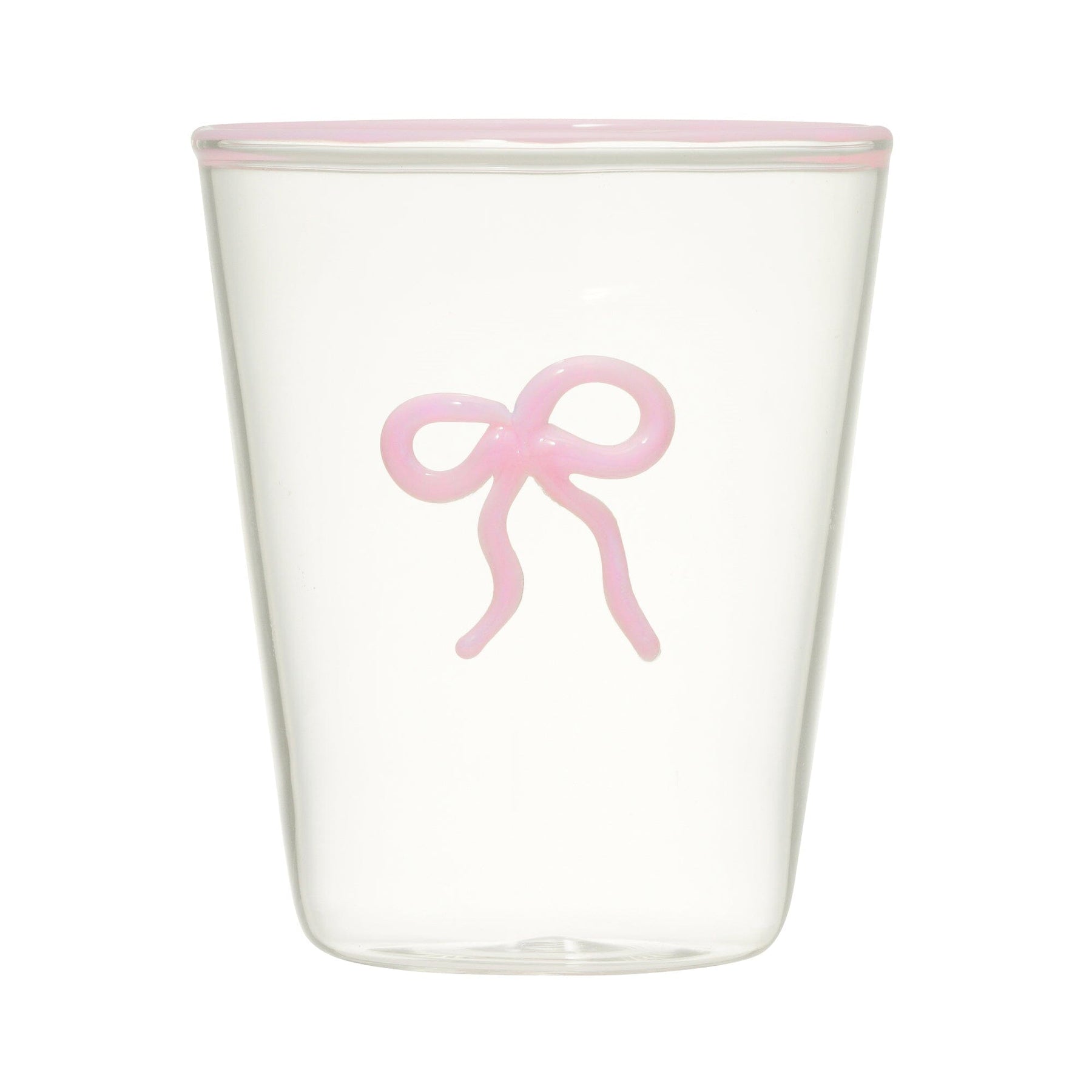Ribbon Glass Tumbler Pink - Image 2