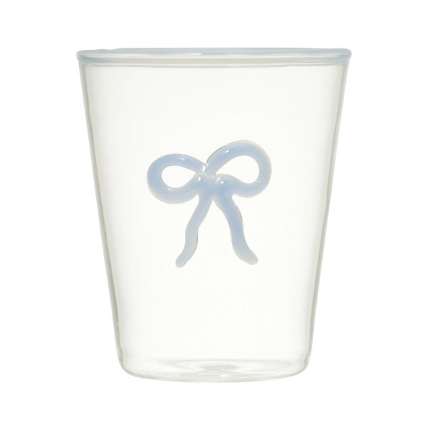 Ribbon Glass Tumbler Blue - Image 2